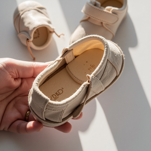 Comfortable slip-on canvas shoes for early walkers